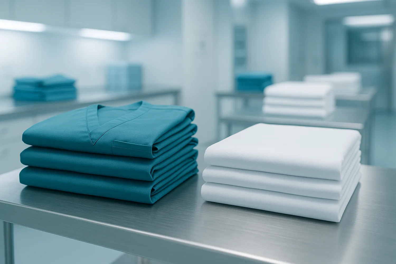 Lencería y uniformes hospitalarios con RFID
