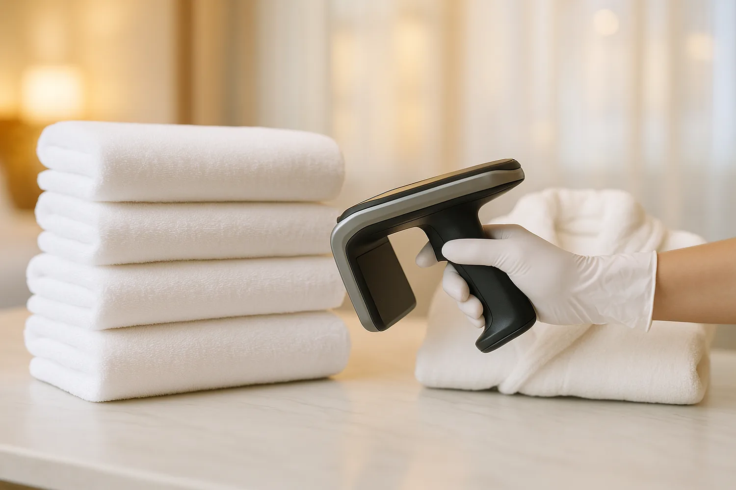 Lencería de hostelería con RFID